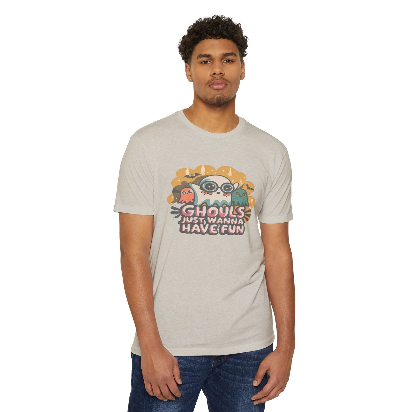 Halloween Fun Graphic Tee, Ghouls T-shirt, Unisex T-shirt, Spooky Shirt, Casual Halloween Apparel
