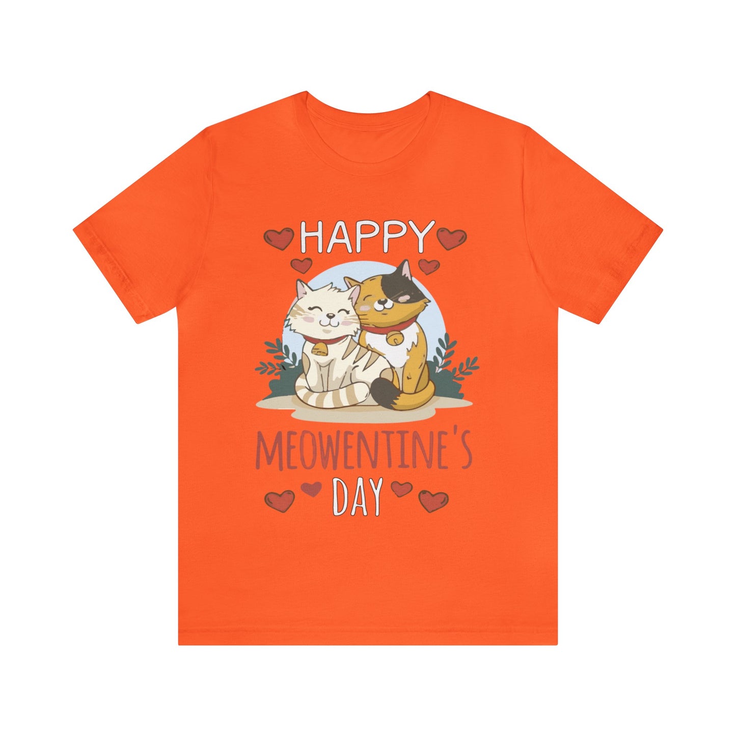 Happy Meowentine's Jersey Short Sleeve Tee