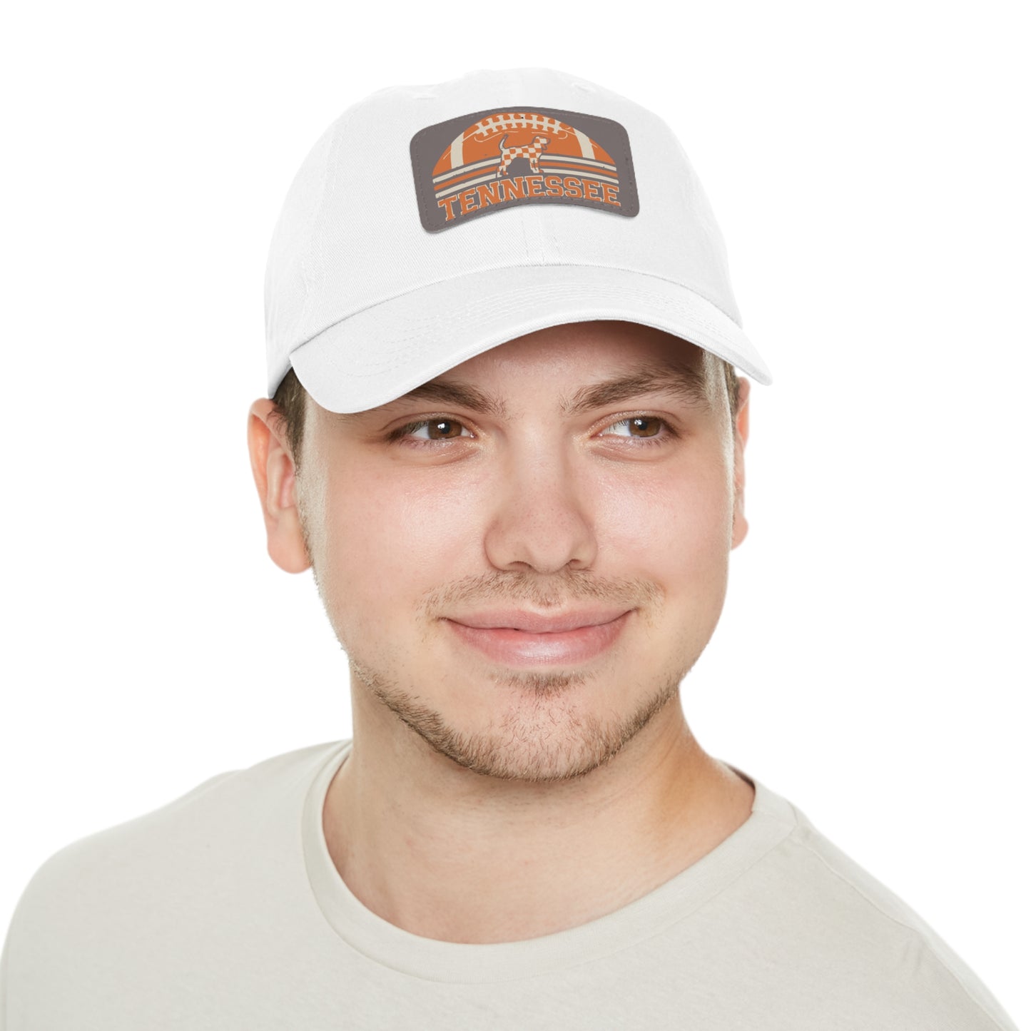 Tennessee Dad Hat with Leather Patch, Casual Hat, Sports Cap, Gift for Dads, Outdoor Hat, Summer Accessory