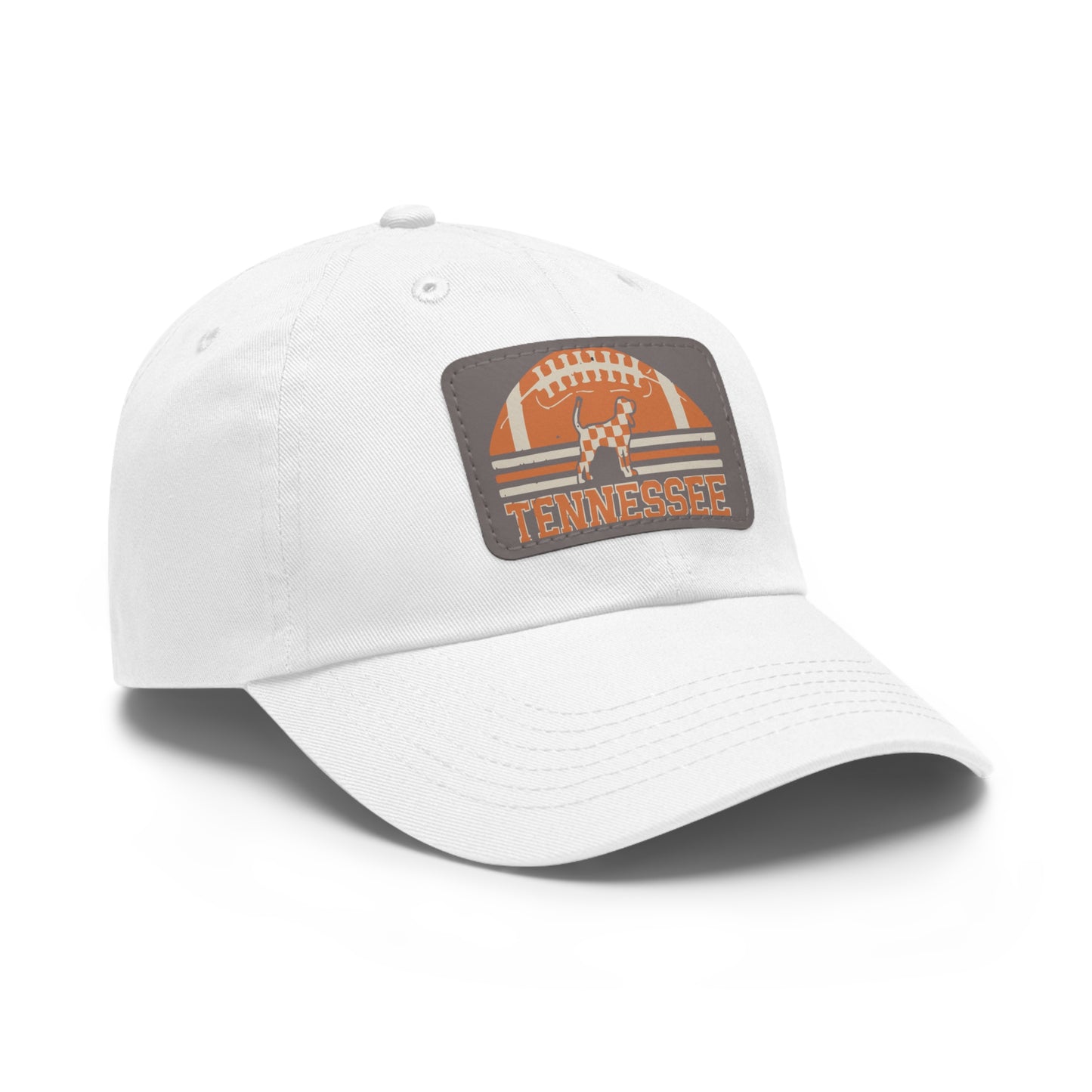 Tennessee Dad Hat with Leather Patch, Casual Hat, Sports Cap, Gift for Dads, Outdoor Hat, Summer Accessory