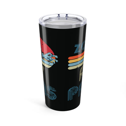 Retro Tumbler - Zombabies Hate My Pancakes | Fun Travel Mug, Gift for Gamers, Creative Home Decor, Halloween, Drinkware