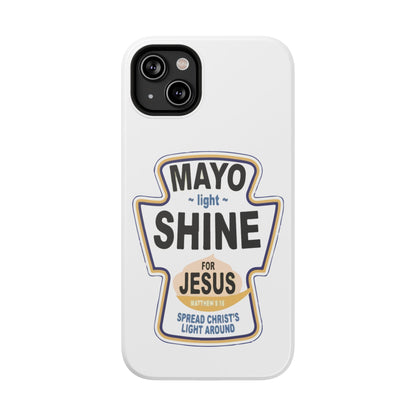 Jesus Message Impact-Resistant Case, Faith-Based Phone Cover, Inspirational Tech Accessory, Christian Gift, Bible Verse Case