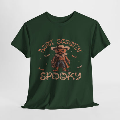 Spooky Cowboy Tee, Unisex Heavy Cotton T-Shirt, Halloween Costume, Fall Fashion, Fun Casual Wear, Gift for Friends, Boot Scootin' [...]