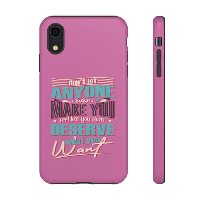 Inspirational Phone Case, Motivational Phone Cover, Tough Cases for Her, Gift for Friends, Self-Love Quote Case