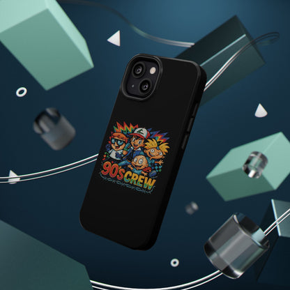 90s Crew Impact-Resistant Phone Case — Retro Cartoon Gamer Design