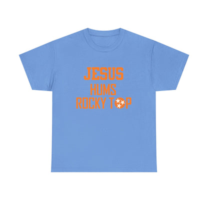 Jesus Hums Rocky Top Tee | Christian Football Tennessee Vols Shirt