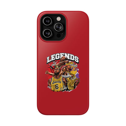 Legends Basketball Graphic Phone Case — Impact-Resistant iPhone Cover