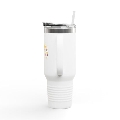 Alien Coffee Mug for Area 51 Fans, Travel Drinkware, 40oz Insulated Tumbler, Perfect for Road Trips, Gifts for UFO Lovers, Sci-Fi Inspired