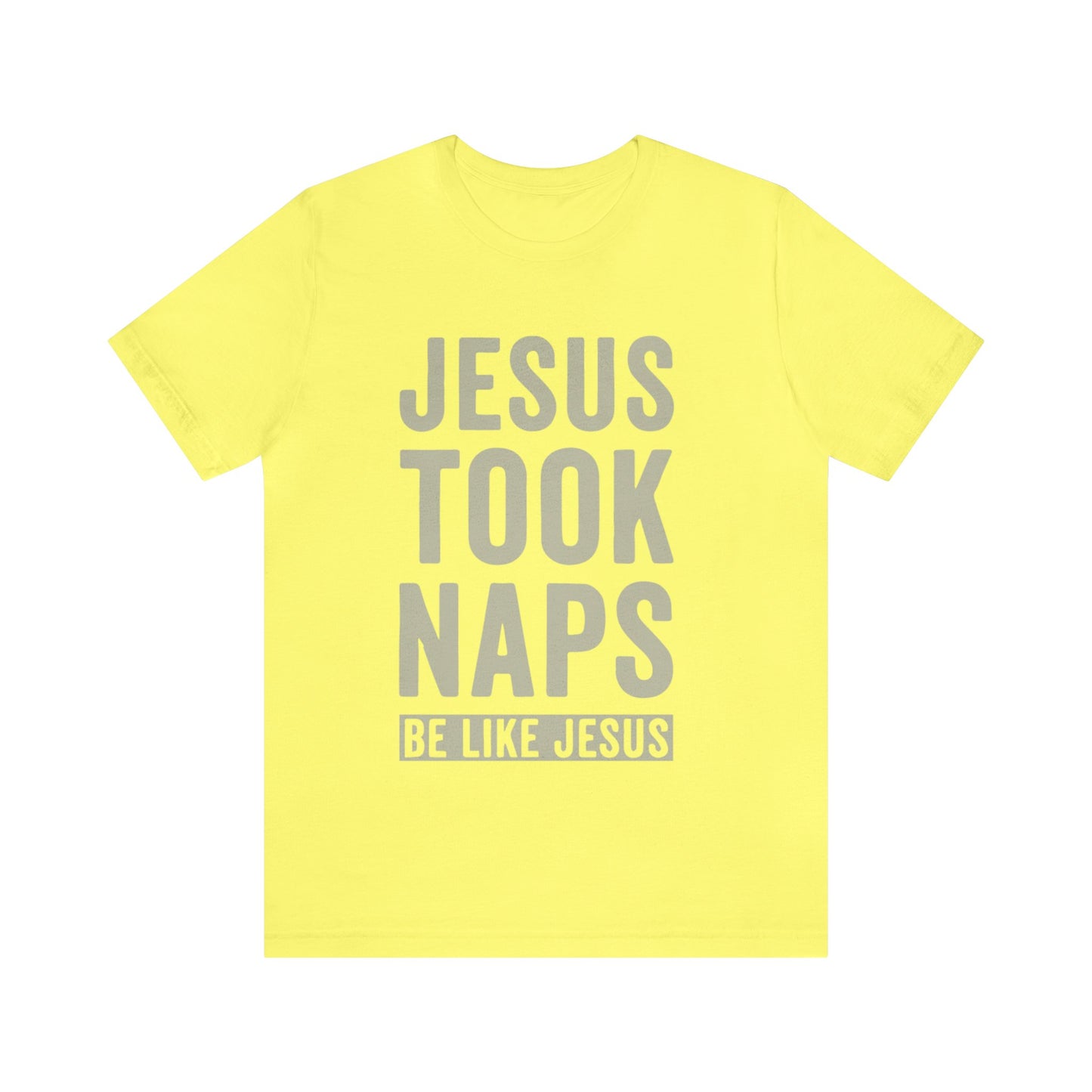 Jesus Love Naps 2 Jersey Short Sleeve Tee