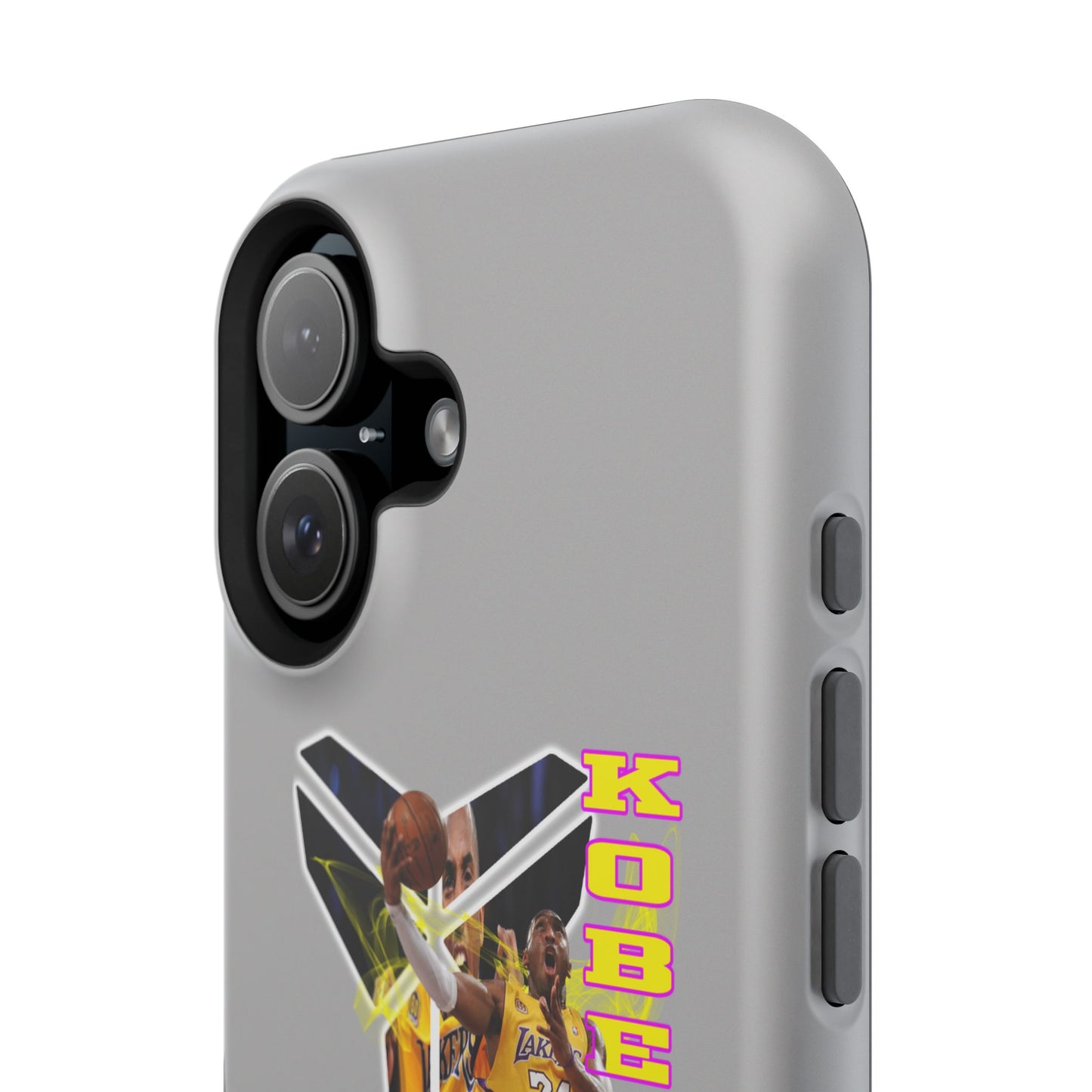 Impact-Resistant Phone Case — Bold Retro Basketball Graphic