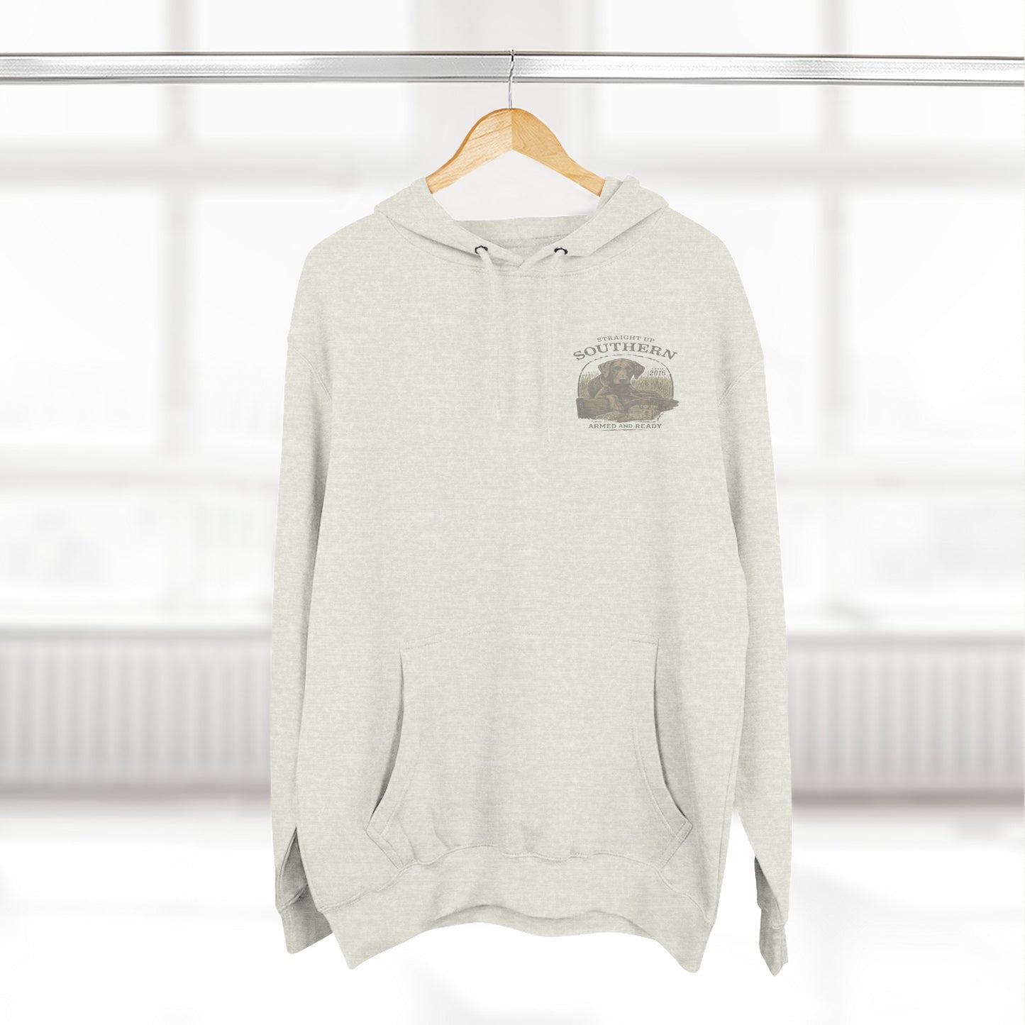 Southern Retriever Hoodie — 'Straight Up Southern' Graphic Pullover