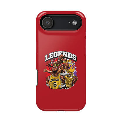 Legends Basketball Graphic Phone Case — Impact-Resistant iPhone Cover