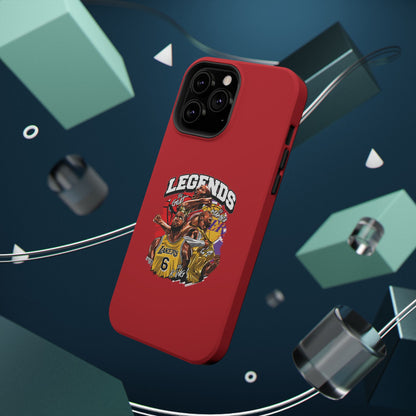 Legends Basketball Graphic Phone Case — Impact-Resistant iPhone Cover
