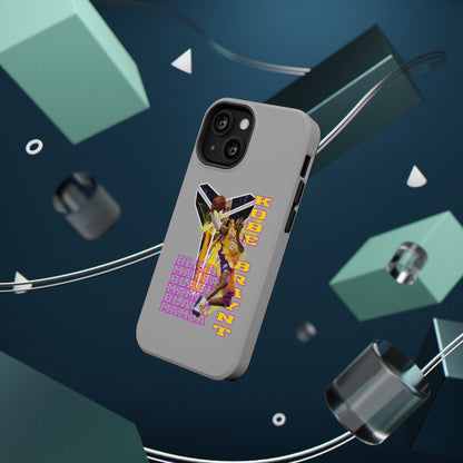 Impact-Resistant Phone Case — Bold Retro Basketball Graphic