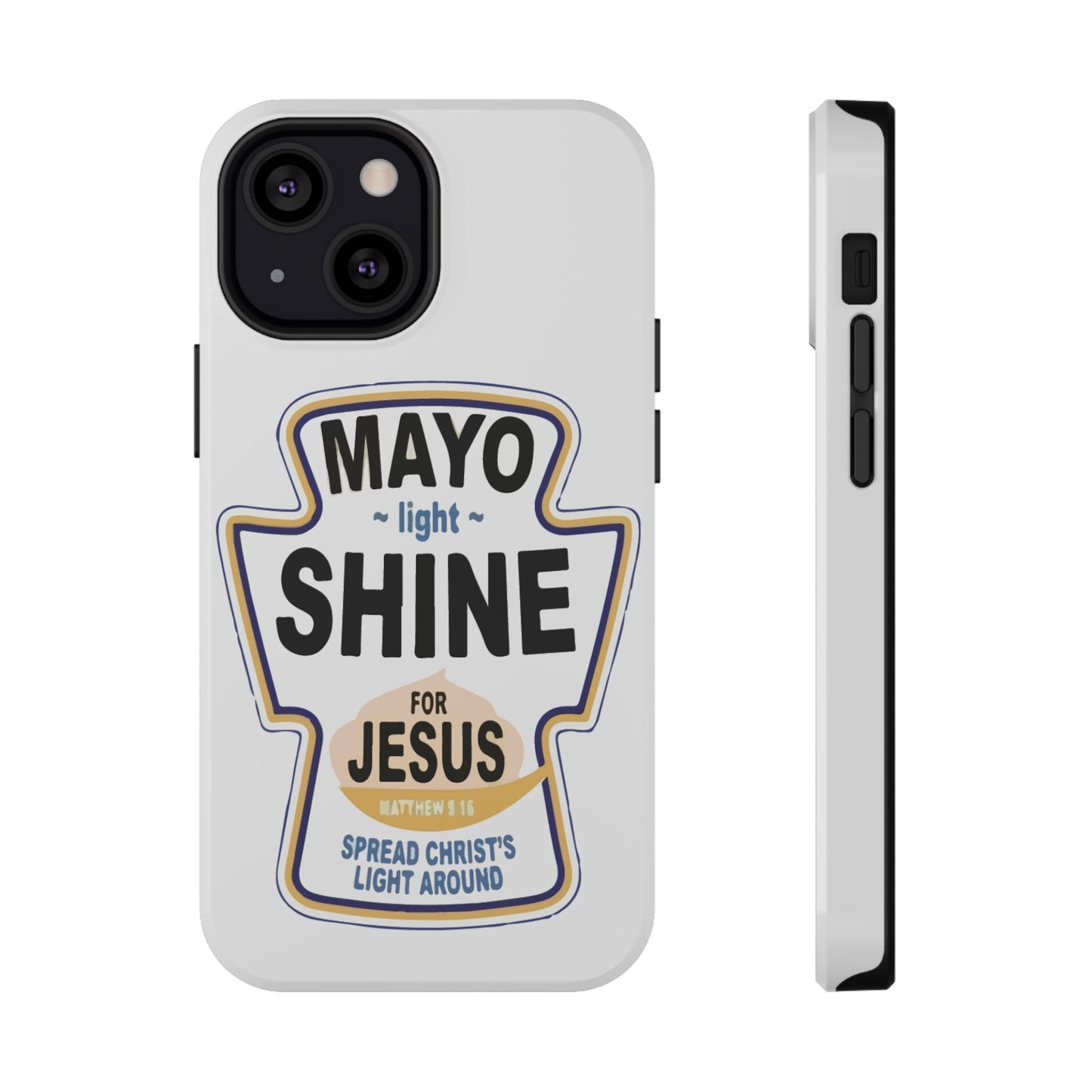 Jesus Message Impact-Resistant Case, Faith-Based Phone Cover, Inspirational Tech Accessory, Christian Gift, Bible Verse Case