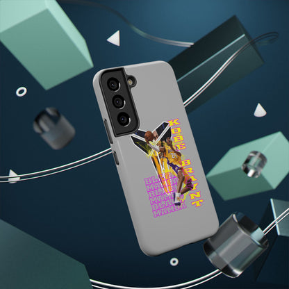 Impact-Resistant Phone Case — Bold Retro Basketball Graphic