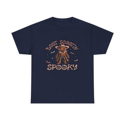 Spooky Cowboy Tee, Unisex Heavy Cotton T-Shirt, Halloween Costume, Fall Fashion, Fun Casual Wear, Gift for Friends, Boot Scootin' [...]