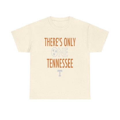 Tennessee Pride Tee, Unisex Heavy Cotton Tee, Tennessee Fans Gift, College Sports Apparel, Casual Everyday Wear, State Pride Shirt
