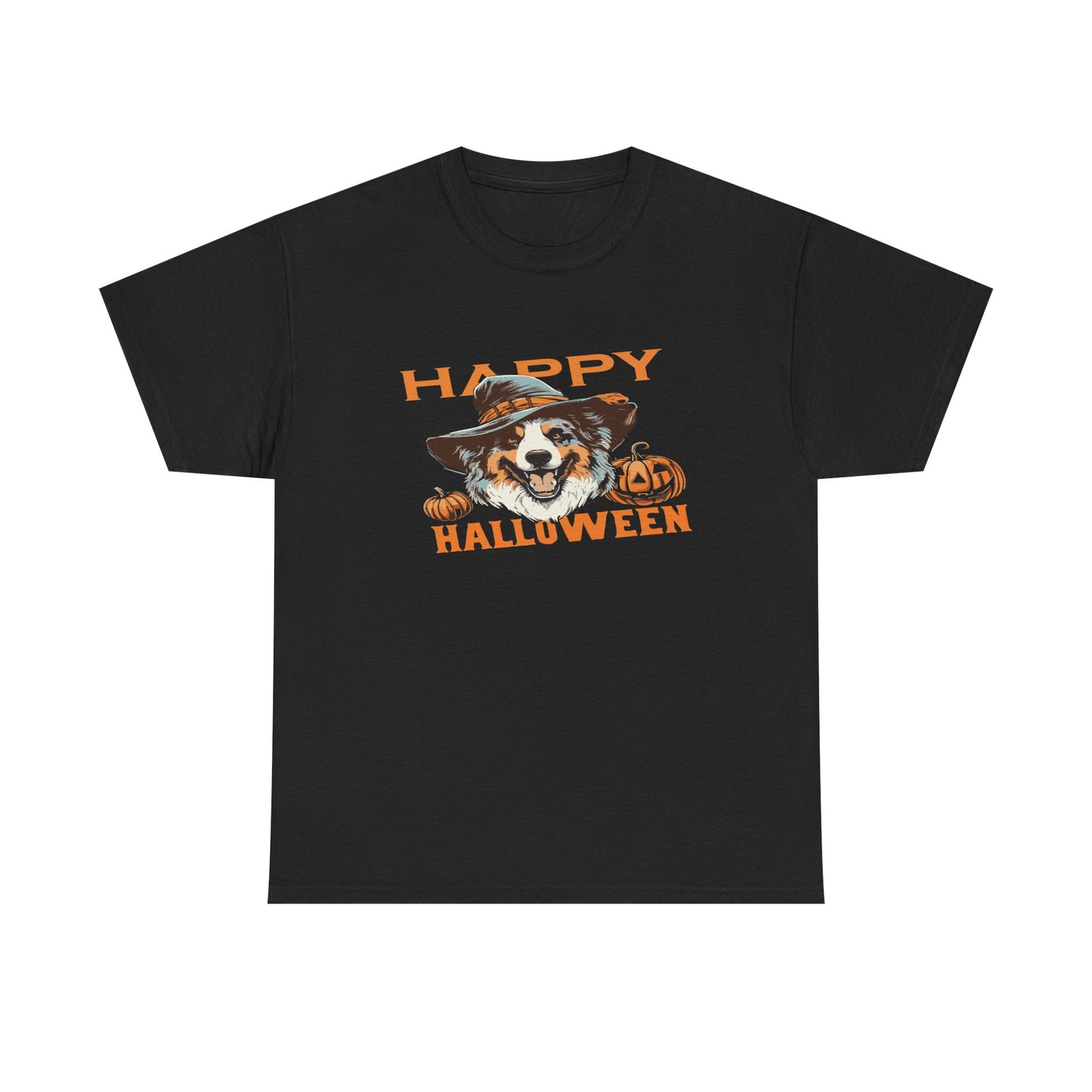 Halloween Dog Graphic Tee, Unisex T-Shirt, Spooky Pet Shirt, Fall Apparel, Trick or Treat Top
