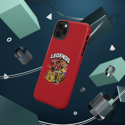 Legends Basketball Graphic Phone Case — Impact-Resistant iPhone Cover