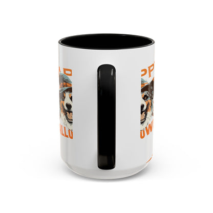 Halloween Dog Mug with Pumpkin Design, Cute Pet Lover Gift, Coffee Ceramic Cup for Fall, Spooky Season Decor, Happy Halloween