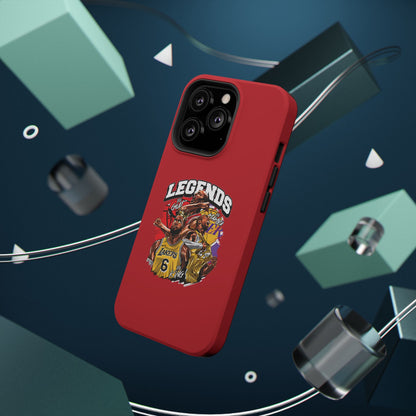 Legends Basketball Graphic Phone Case — Impact-Resistant iPhone Cover