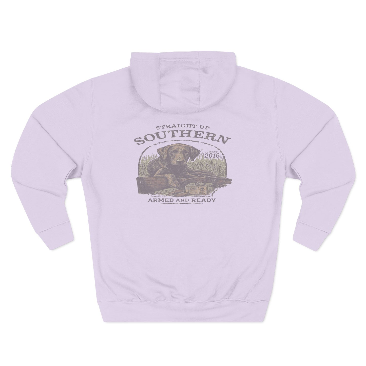 Southern Retriever Hoodie — 'Straight Up Southern' Graphic Pullover