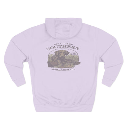 Southern Retriever Hoodie — 'Straight Up Southern' Graphic Pullover