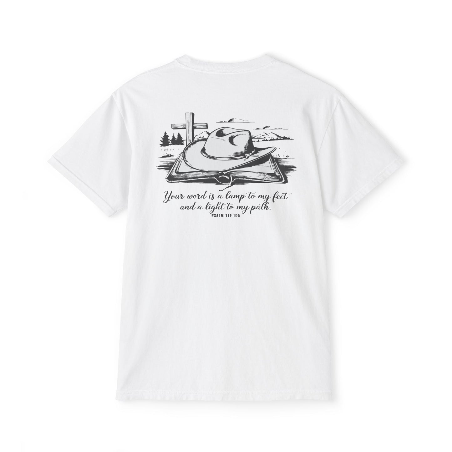 Unisex Pocket T-Shirt with Inspirational Quote - Perfect for Everyday Wear, Gift for Friends and Family, Spiritual Vibes, Summer Outing