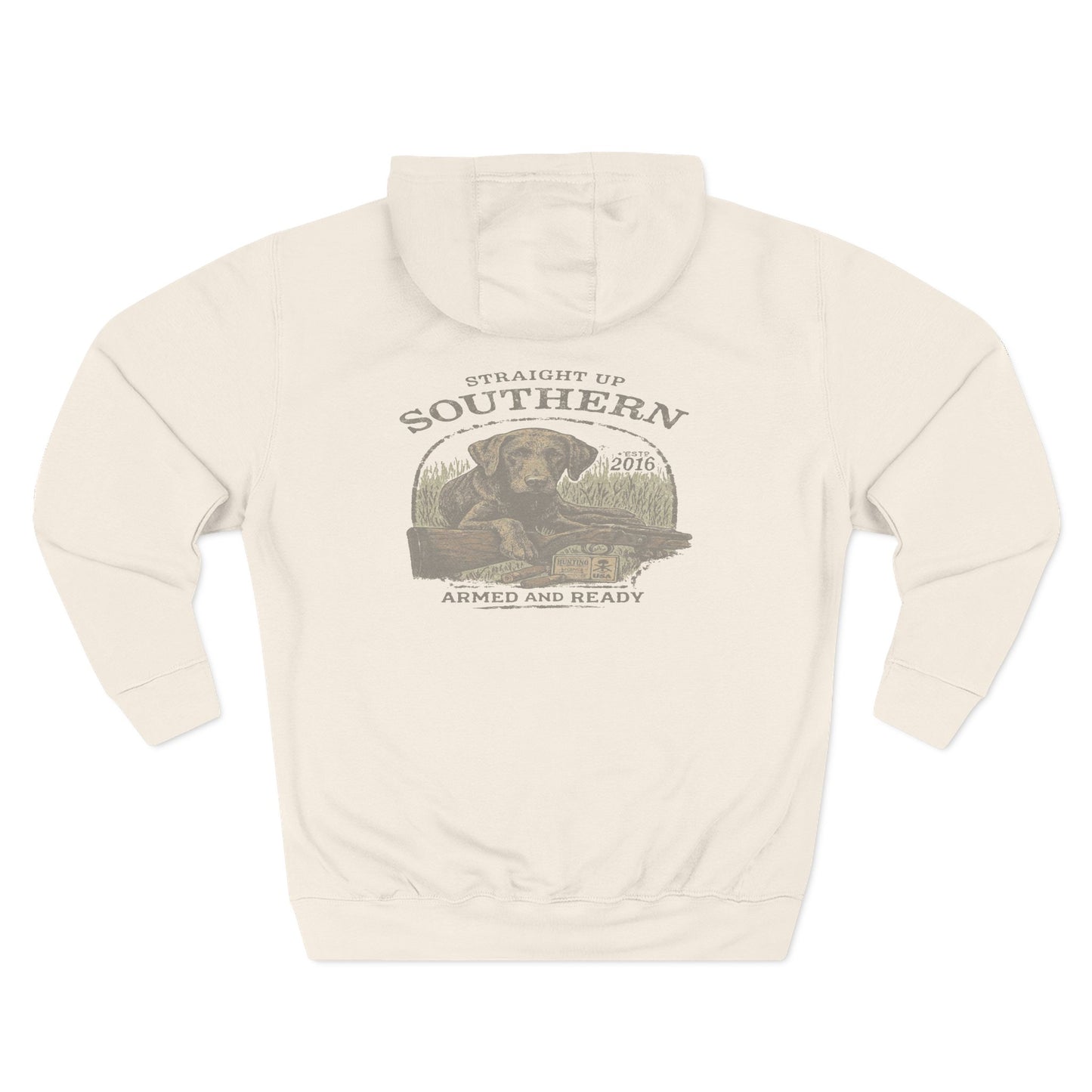 Southern Retriever Hoodie — 'Straight Up Southern' Graphic Pullover