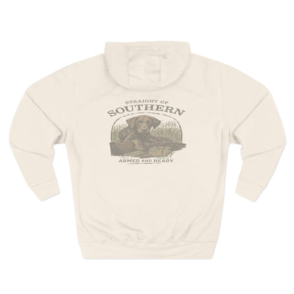 Southern Retriever Hoodie — 'Straight Up Southern' Graphic Pullover