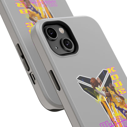 Impact-Resistant Phone Case — Bold Retro Basketball Graphic