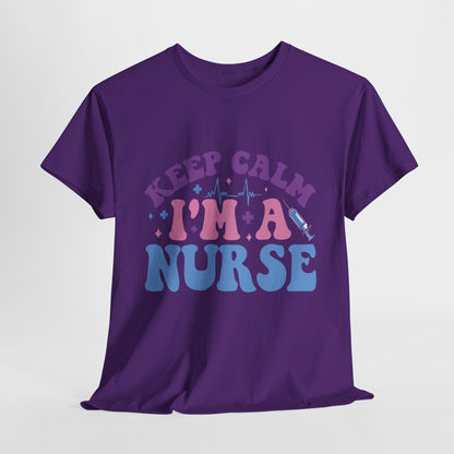 Nurse Appreciation Heavy Cotton Tee, Funny Nurse Gift, Medical Humor Shirt, Nurse Day Celebration Tee, Caregiver Outfit