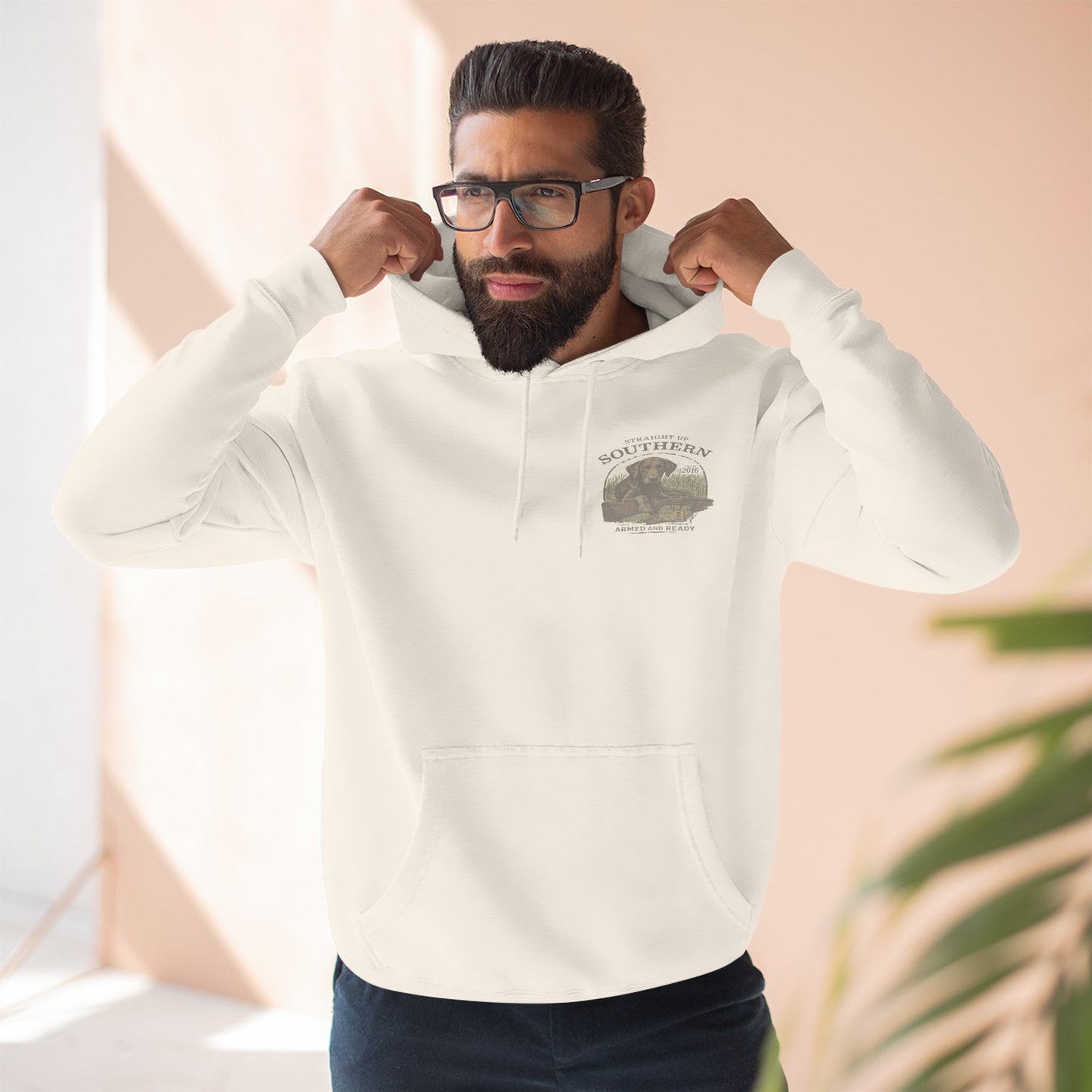 Southern Retriever Hoodie — 'Straight Up Southern' Graphic Pullover
