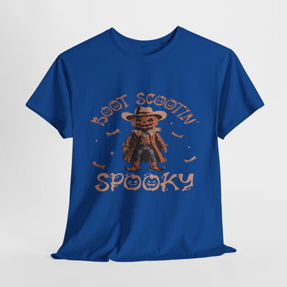 Spooky Cowboy Tee, Unisex Heavy Cotton T-Shirt, Halloween Costume, Fall Fashion, Fun Casual Wear, Gift for Friends, Boot Scootin' [...]