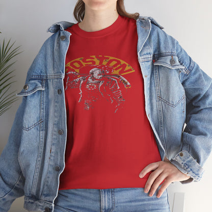 Boston Graphic Tee, Unisex Cotton T-Shirt, Casual Wear, Gift for Him/Her, Streetwear Style, Travel Souvenir, Boston Pride Shirt
