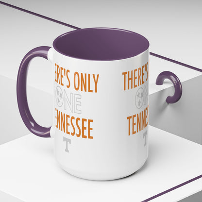 Tennessee Accent Coffee Mug - Perfect for Fans, Gift for Graduates, Home Office Essential, Sports Celebration, Personalized Tea Cup
