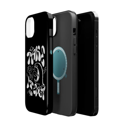 Magnetic Phone Case - Take It Easy Design, Cute Phone Cover, Gift for Him or Her, Trendy Accessories, Unique Tech Gifts