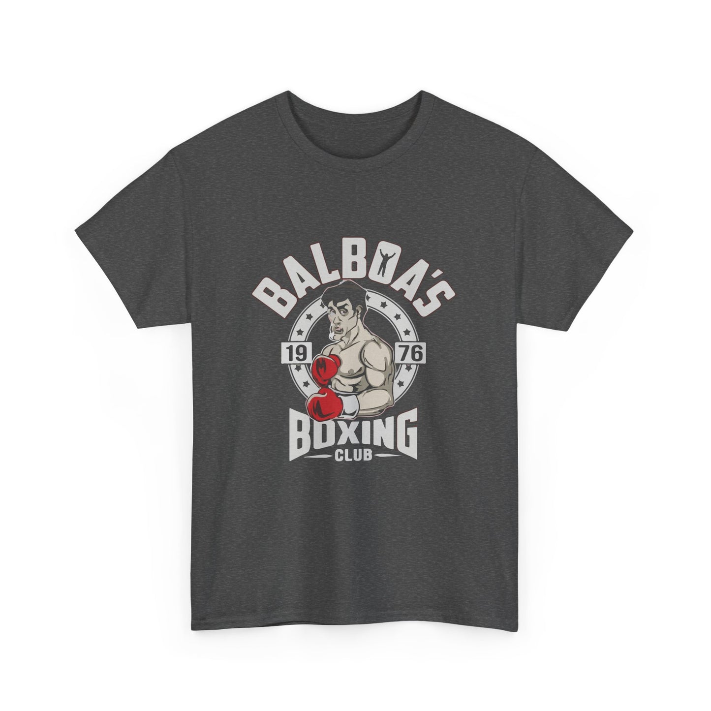 Balboa's Boxing Club Unisex Heavy Cotton Tee - Vintage Sports Shirt, Gym Apparel, Boxing Fan Gear, Fitness Gift, Casual Wear