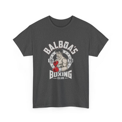 Balboa's Boxing Club Unisex Heavy Cotton Tee - Vintage Sports Shirt, Gym Apparel, Boxing Fan Gear, Fitness Gift, Casual Wear