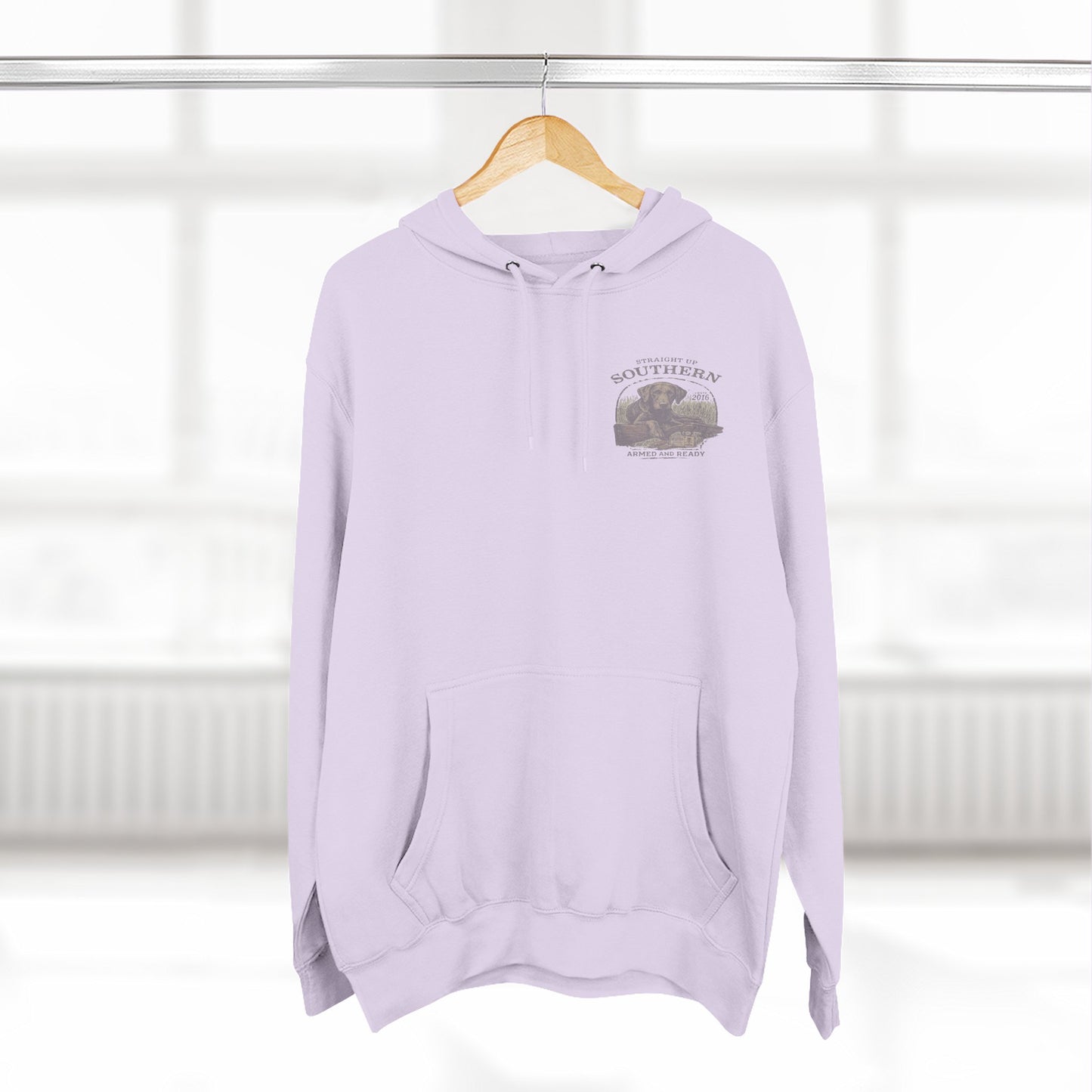 Southern Retriever Hoodie — 'Straight Up Southern' Graphic Pullover