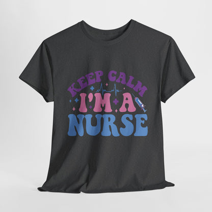 Nurse Appreciation Heavy Cotton Tee, Funny Nurse Gift, Medical Humor Shirt, Nurse Day Celebration Tee, Caregiver Outfit