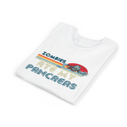 Youth Zombie Tee, Cute Graphic T-Shirt for Kids, Fun Short Sleeve Top, Halloween Costume, Gift for Little Horror Fans