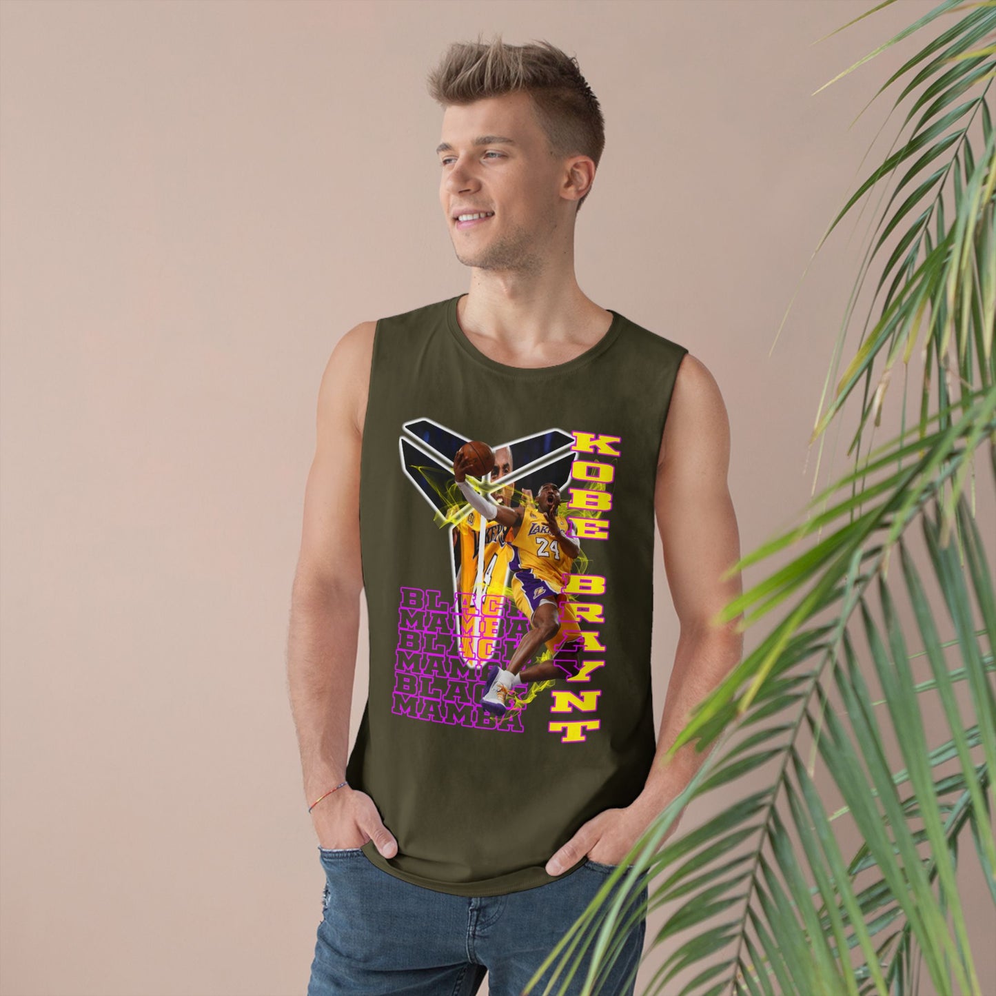 Kobe Bryant Unisex Tank Top, Basketball Apparel, Sports Fitness Gear, Tribute Shirt, Gift for Athletes, Summer Sportswear