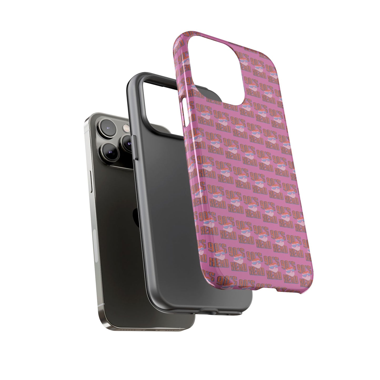 90s Vibe Phone Case, Retro Tough Cases, Gift for Nostalgia Lovers, Durable Phone Covers, 90s Themed Accessories