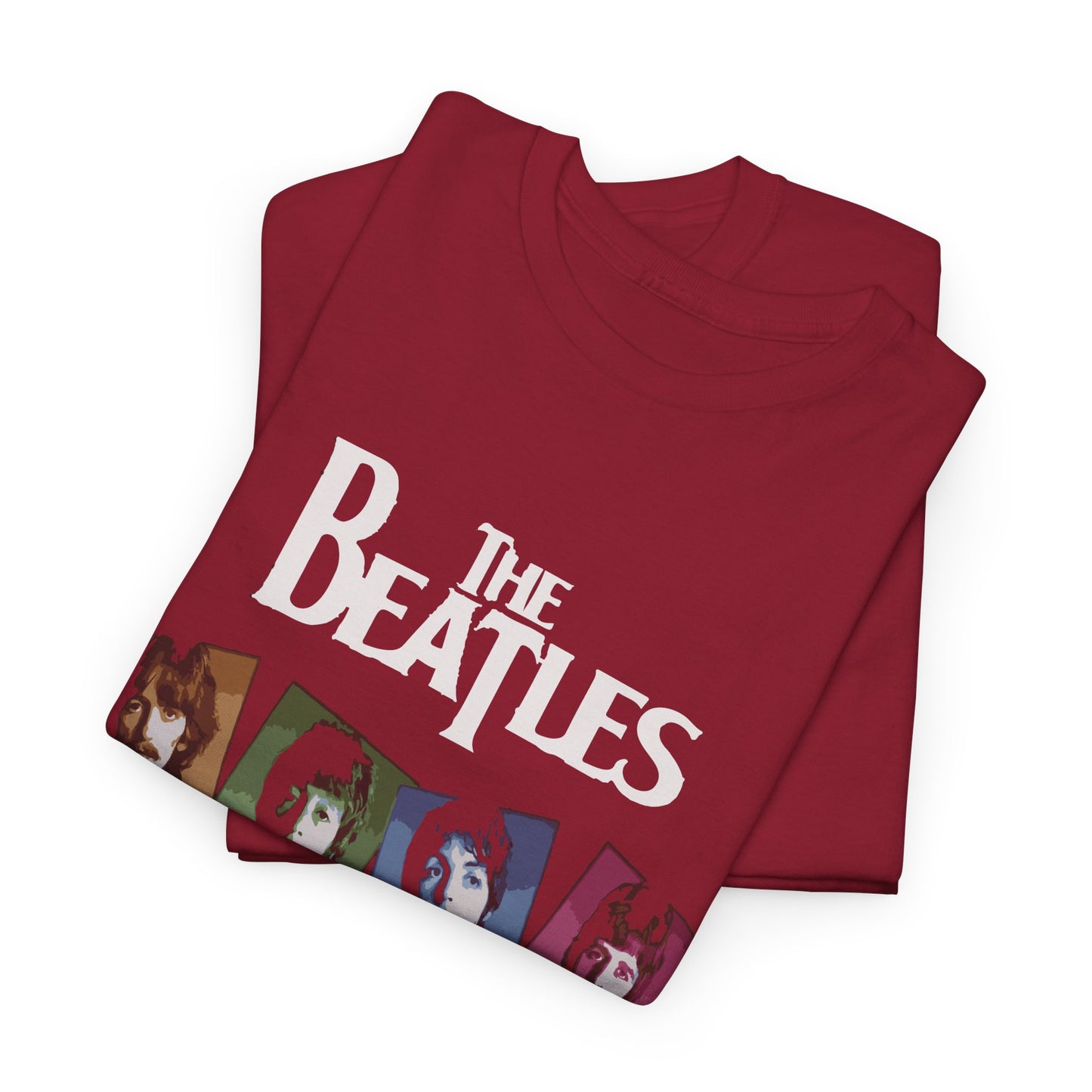 Retro Beatles Graphic Tee - Vintage Unisex Heavy Cotton T-Shirt, Music Lover Gift, 60s Inspired Fashion, Concert T-Shirt, Gift for Him/Her