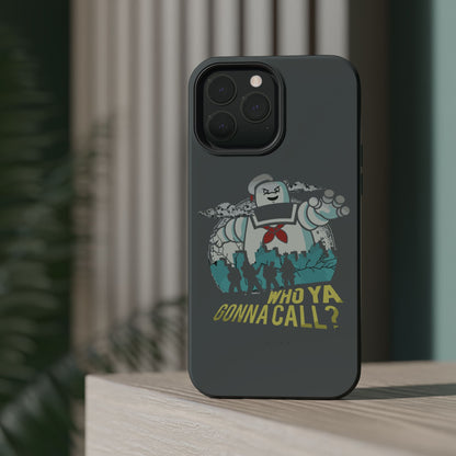 Ghostbuster-Inspired Tough Phone Case - Who Ya Gonna Call? - Perfect for Fans, Gift for Halloween, Geeky Accessories, Durable Protection