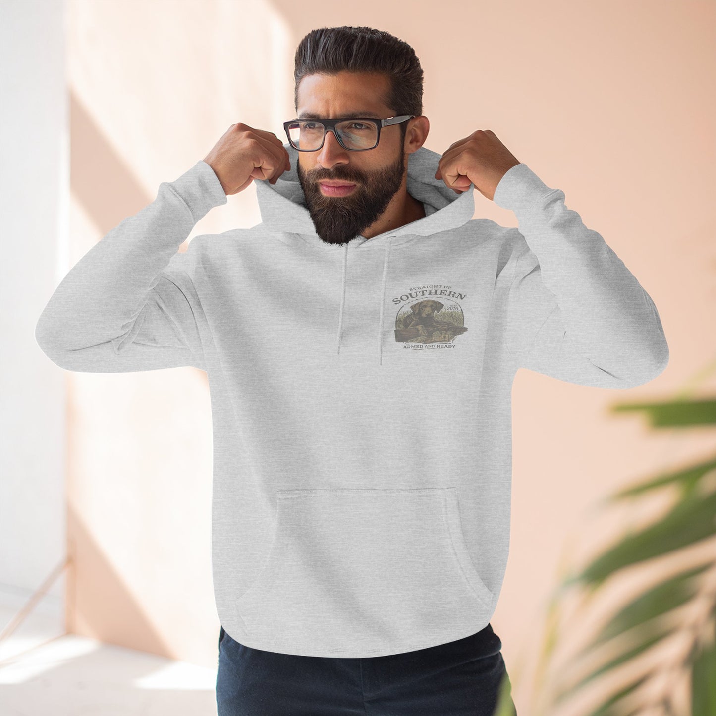 Southern Retriever Hoodie — 'Straight Up Southern' Graphic Pullover