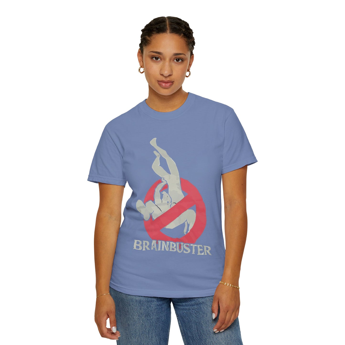 Unisex Fun Graphic T-Shirt, Graphic Tee, Casual Wear, Gift for Wrestling Fans, Brainbuster Design, Humor Apparel, Everyday Style