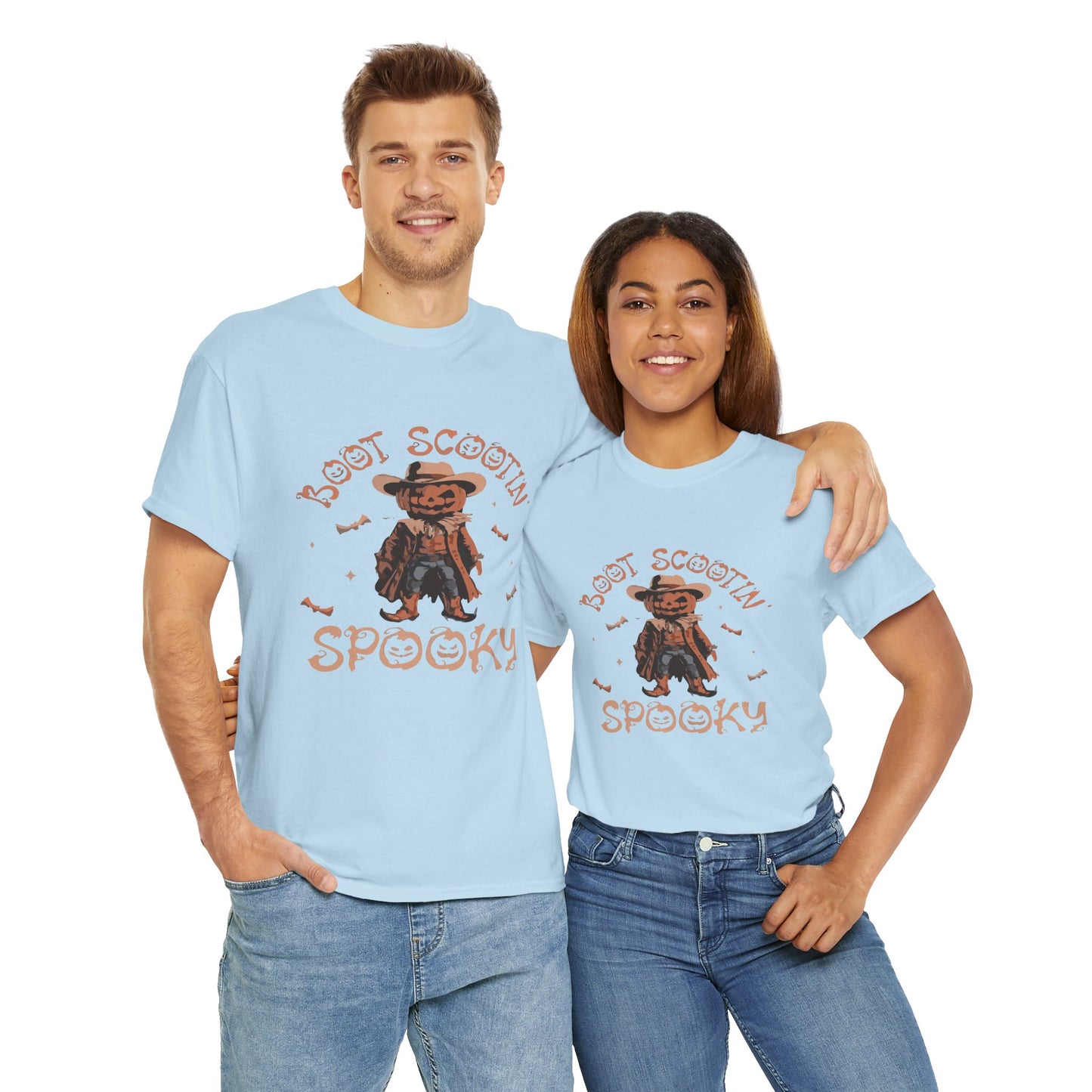 Spooky Cowboy Tee, Unisex Heavy Cotton T-Shirt, Halloween Costume, Fall Fashion, Fun Casual Wear, Gift for Friends, Boot Scootin' [...]